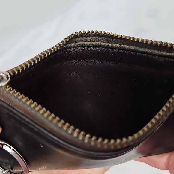 VINTAGE COACH MINI SKINNY # 6902 IN BROWN CARD CASE - Picture 8 of 8